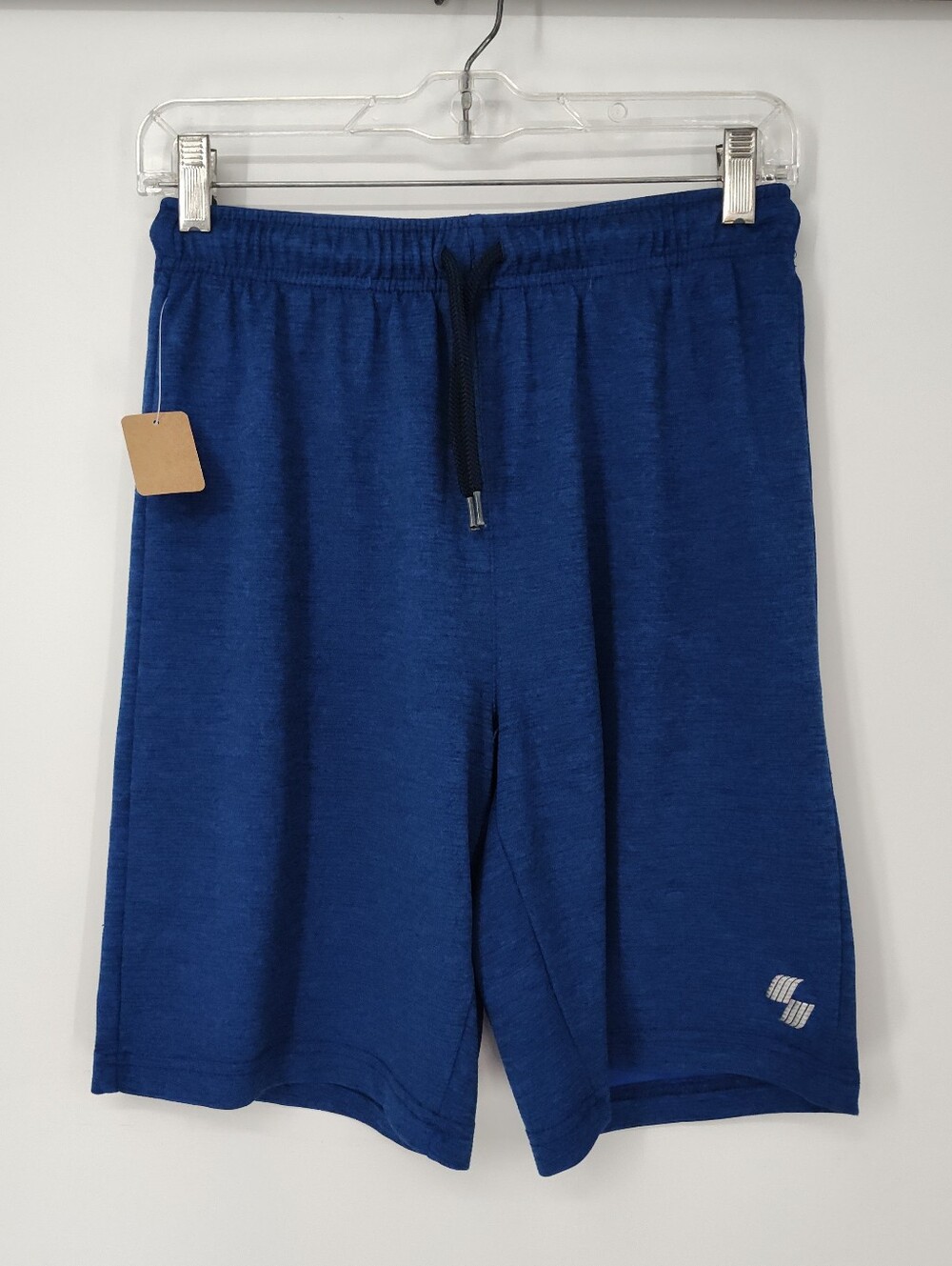 The Children's Place Sport Kids Royal Blue Drawstring Athletic Shorts Size XXL
